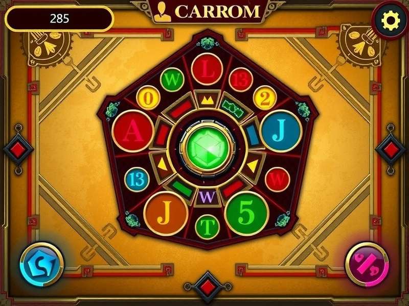 Carrom Strategy Diagram